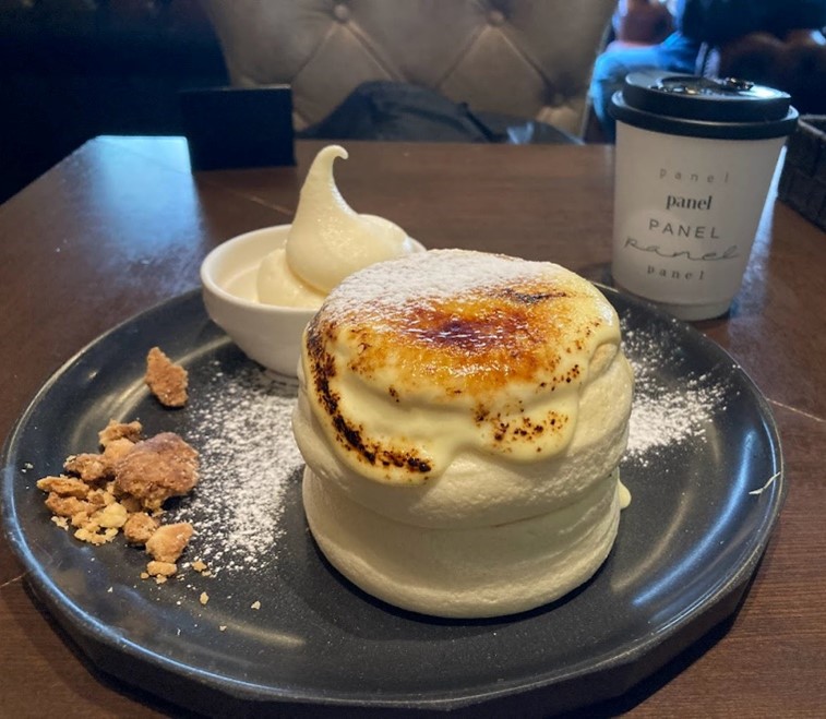 Gion shijo panel cafe Kyoto : café de pancakes