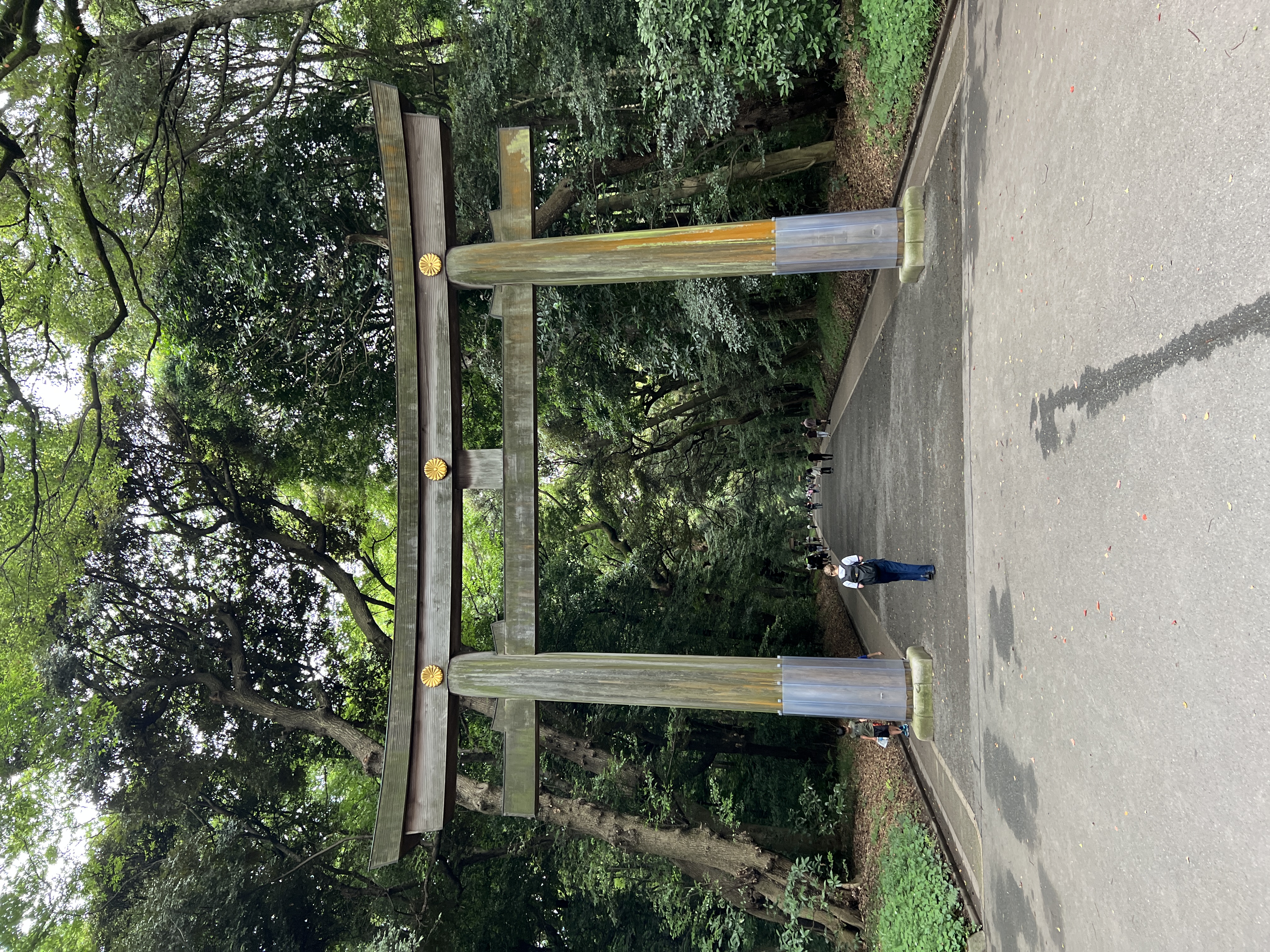 Sanctuaire Meiji-jingu à Tokyo : extérieur du sanctuaire
