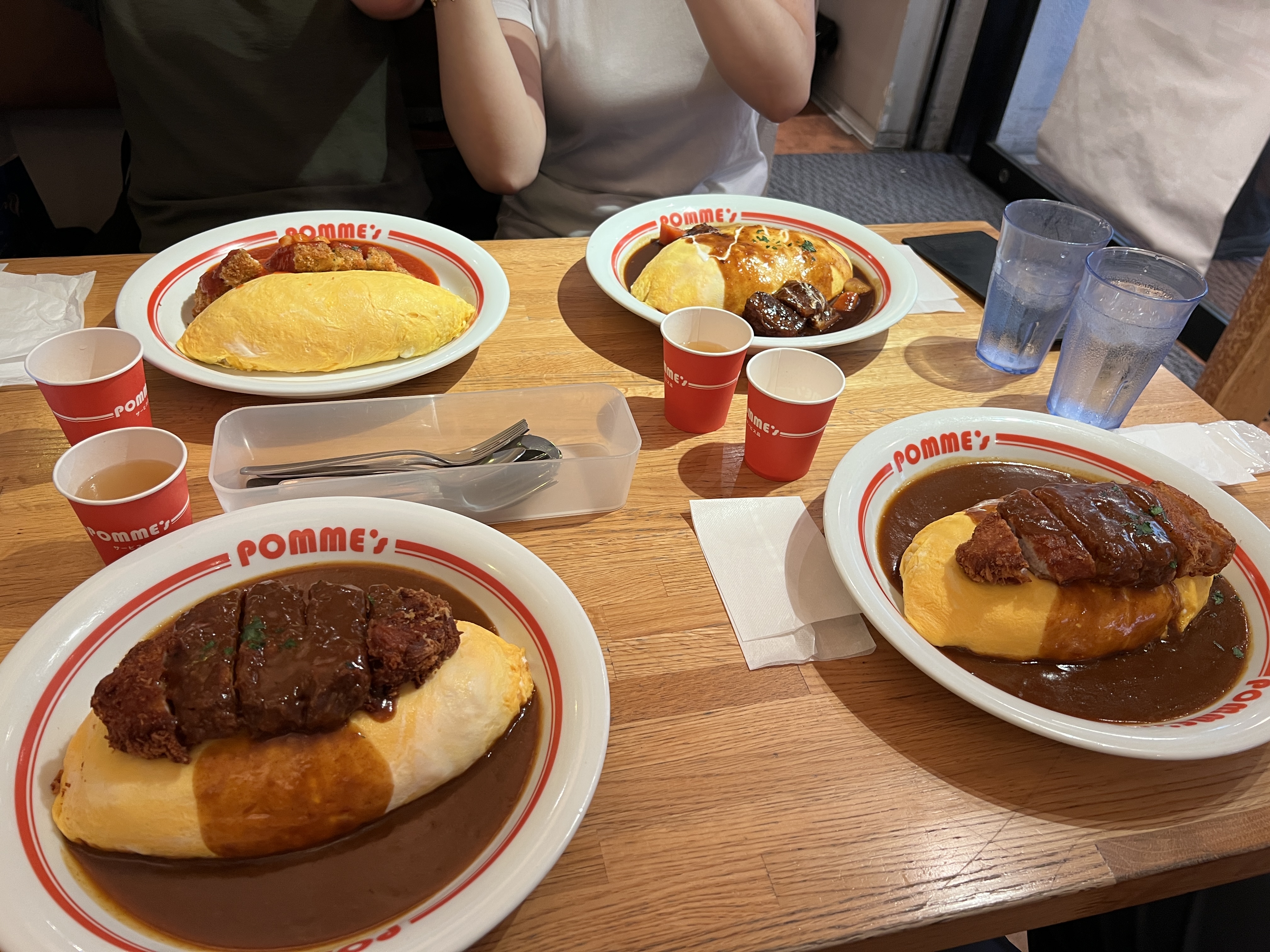 Restaurant Omurice Tokyo : plat d'omurice