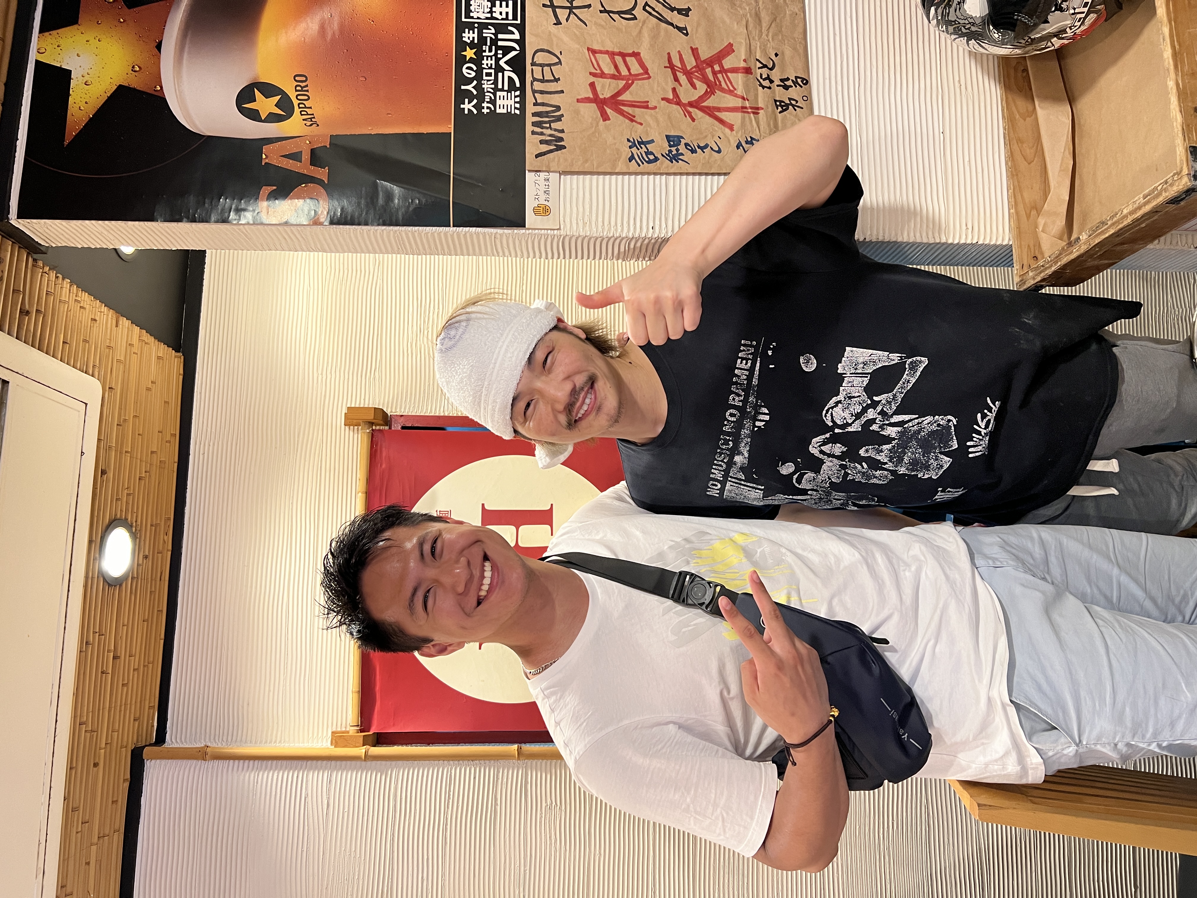 Menyahh Ramen HH : photo avec le chef cuisinier