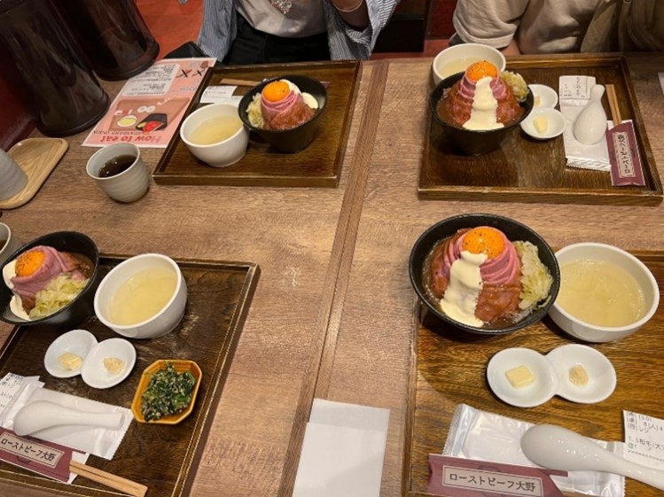 Roast Beef Ohno : présentation du plat