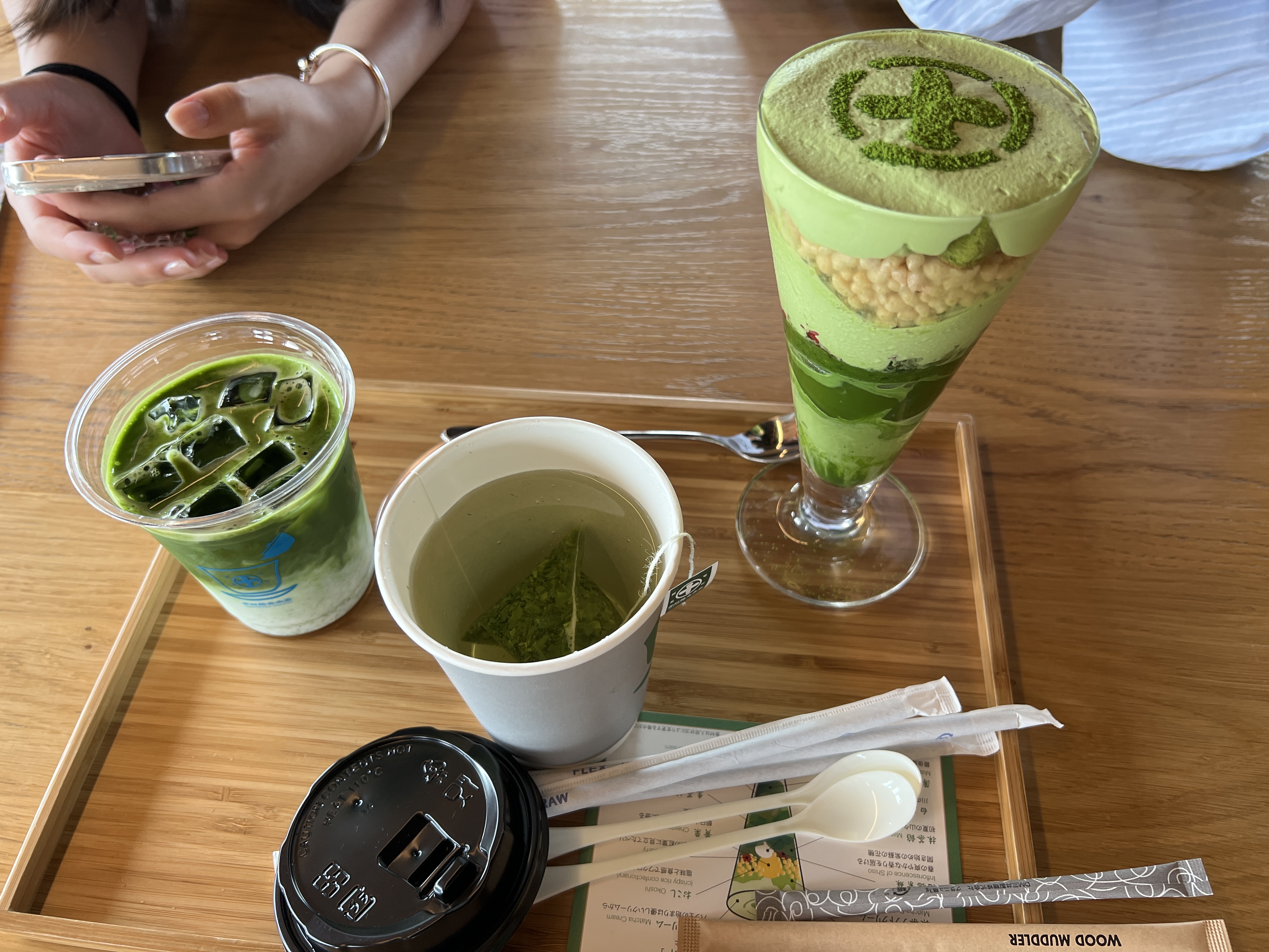 Nakamura Tokichi Byodo-in : les desserts au matcha